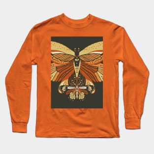 Boho artwork of butterfly Long Sleeve T-Shirt